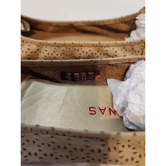 Sabrina's Ballet Flats Women's 40 9 Leather Beige - Picture 4 of 9